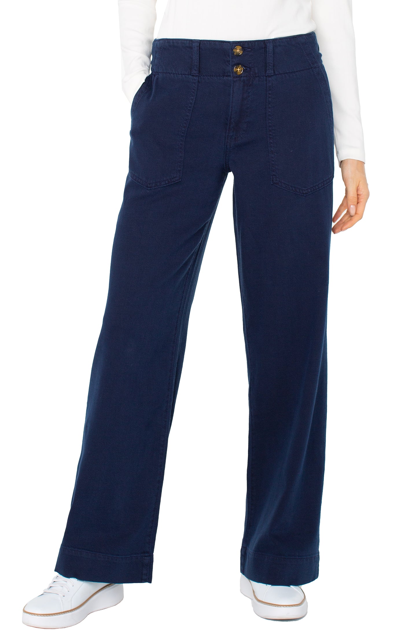 utility patch pocket wide leg 31" ins