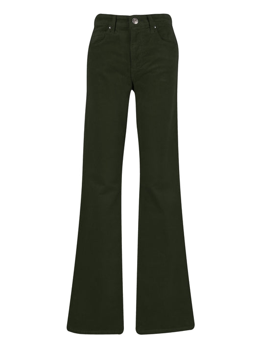 ANA HIGH RISE FAB AB FLARE-BABY DN ALL OVER