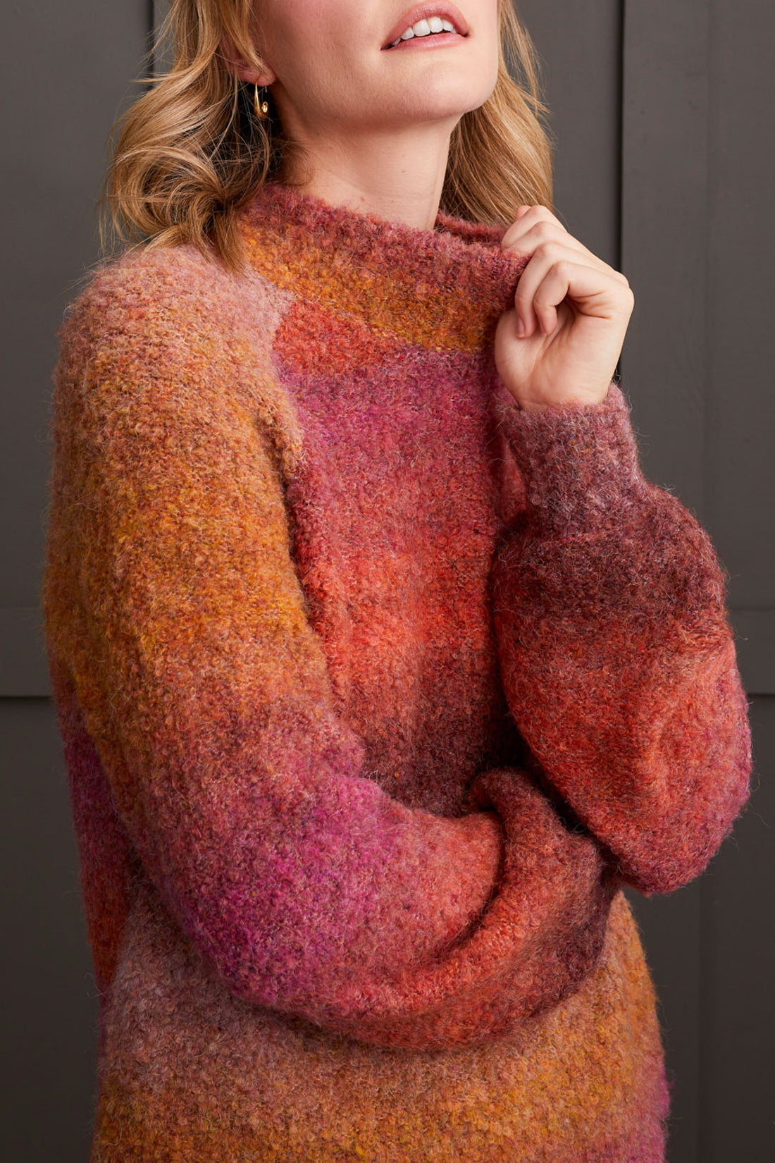 L/S MOCK NECK SWEATER