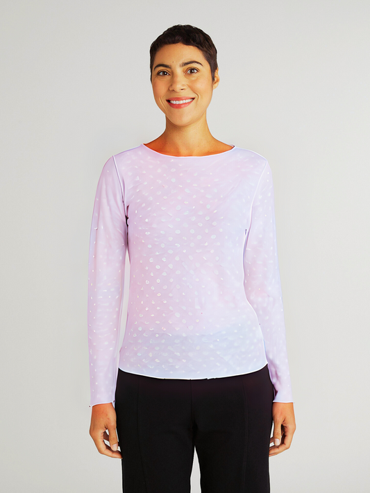 PEARL EDGE TEE-MESH DOT