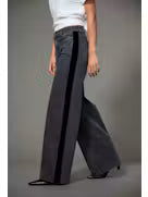 Tuxedo Velvet Wide Leg - Sanctuary