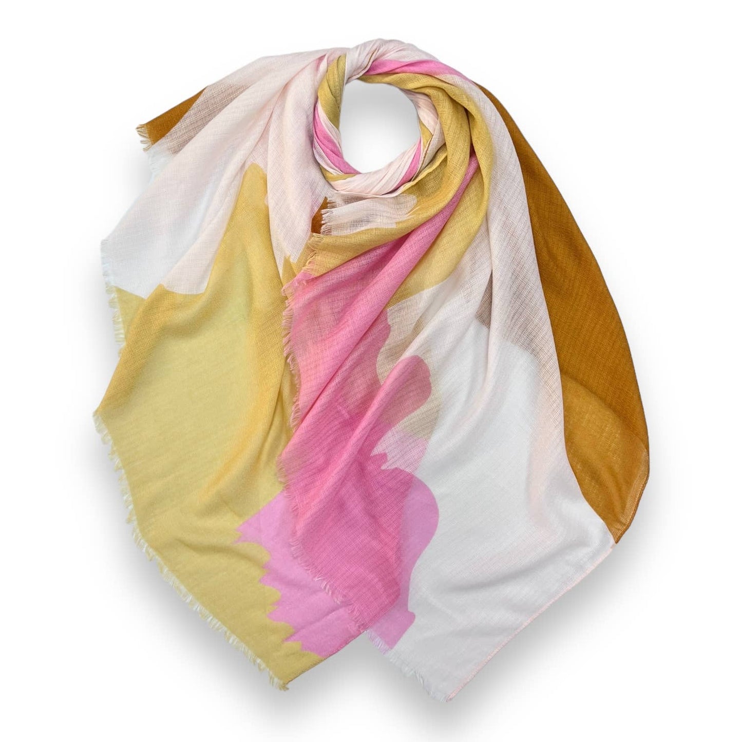 London Scarves - Melted ice cream coloured scarf