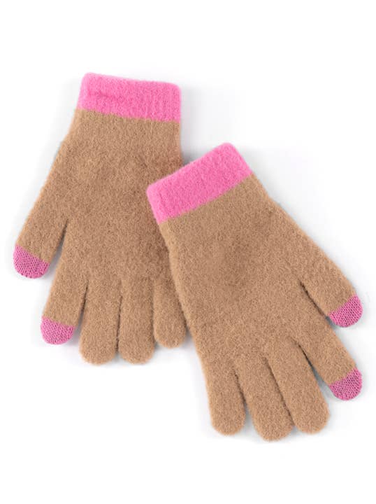 Shiraleah - SAWYER TOUCHSCREEN GLOVES, TAN