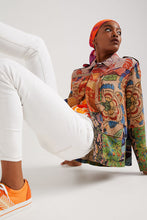 Load image into Gallery viewer, Desigual M. Christian Lacroix Tropical Patchwork Jacket
