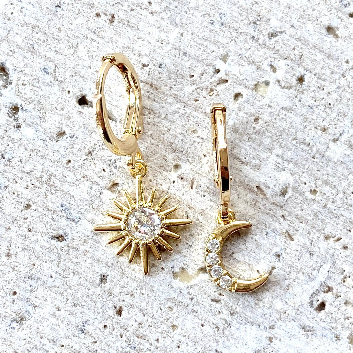 Sun Moon Celestial Earrings