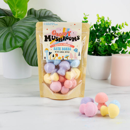 Gift Republic - Groovy Mushroom Bath Bombs (set of 10)