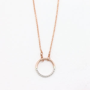 Sloane Jewelry Design - Mini Circle Necklace N044 - Elements Berkeley