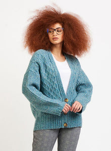 Dex Cable Knit Cardigan Sweater