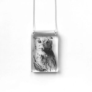Tall Owl Necklace - Elements Berkeley