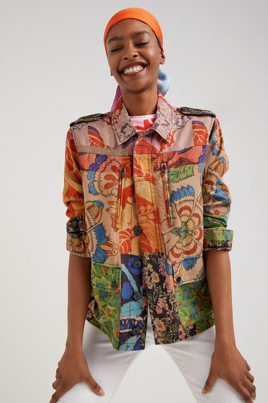 Desigual M. Christian Lacroix Tropical Patchwork Jacket