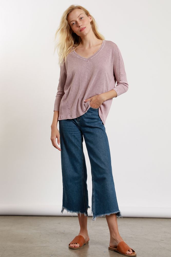 Hello Nite Soft Rib Mix Dolman