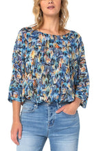 Load image into Gallery viewer, Liverpool Gathered Hem Dolman Tie-Back Top
