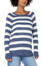 Load image into Gallery viewer, Liverpool Raglan Novel Striped Sweater
