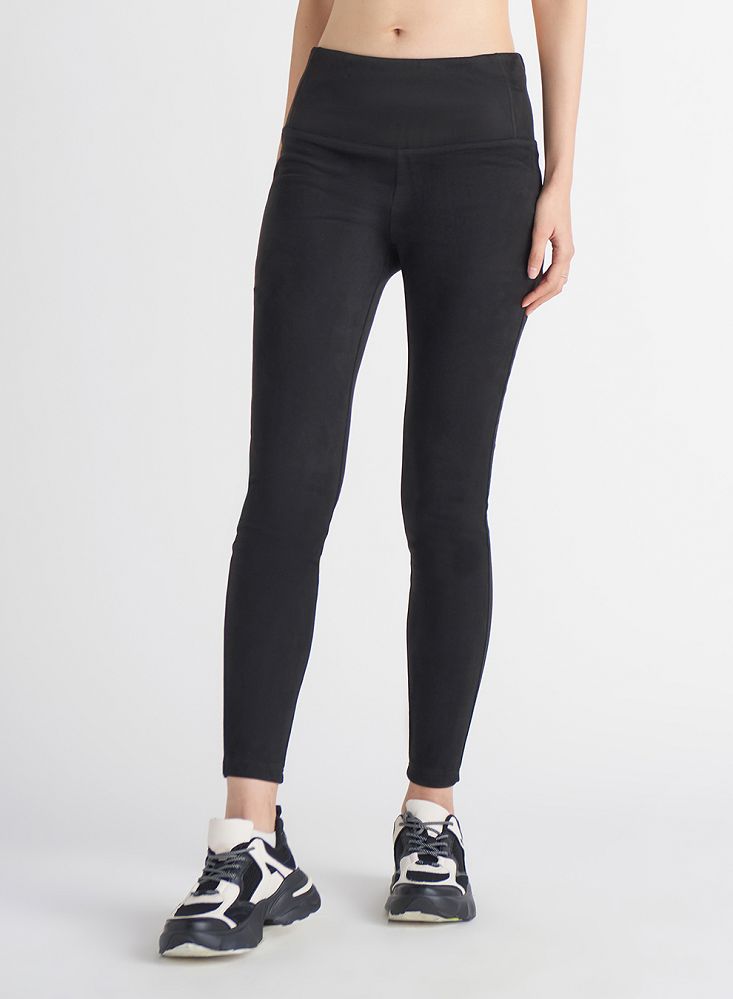 FAUX SUEDE LEGGING