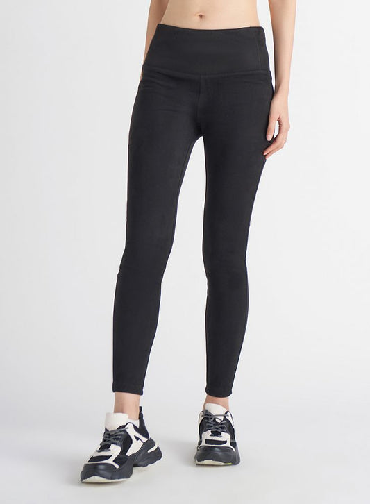 FAUX SUEDE LEGGING