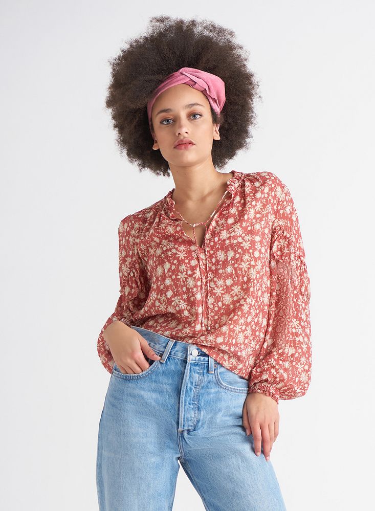 Dex Ruffle Shoulder Top