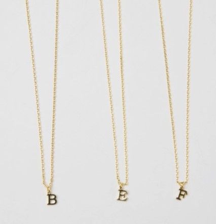 Dainty Love Initial Necklace