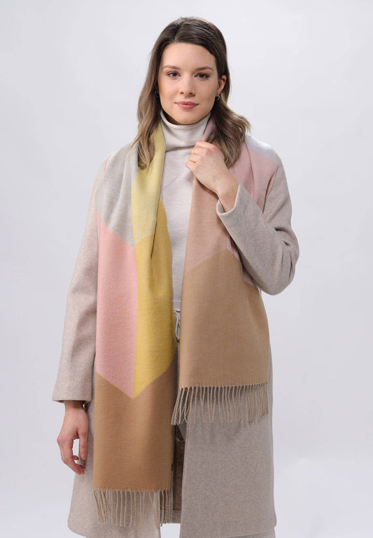 FRAAS - The Scarf Company - Chevron Color Block Cashmink® Scarf