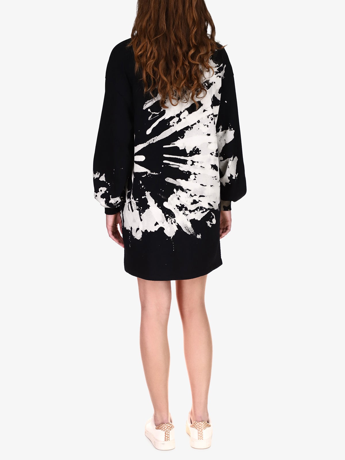 Sanctuary The Sweatshirt Dress Markings Tie Dye