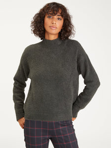 Sanctuary Plush Mock Neck Sweater