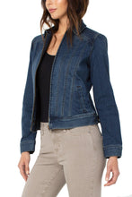 Load image into Gallery viewer, Liverpool Seamed Zip Front Jacket
