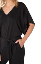 Load image into Gallery viewer, Liverpool Dolman Knit Jumpsuit with Self Tie
