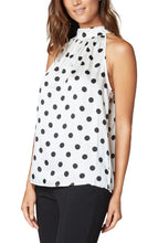 Load image into Gallery viewer, Sleeveless mock neck tank with ties - Elements Berkeley
