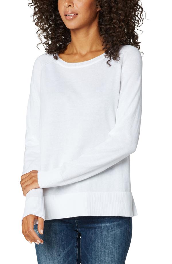 Raglan sweater with side slit - Elements Berkeley
