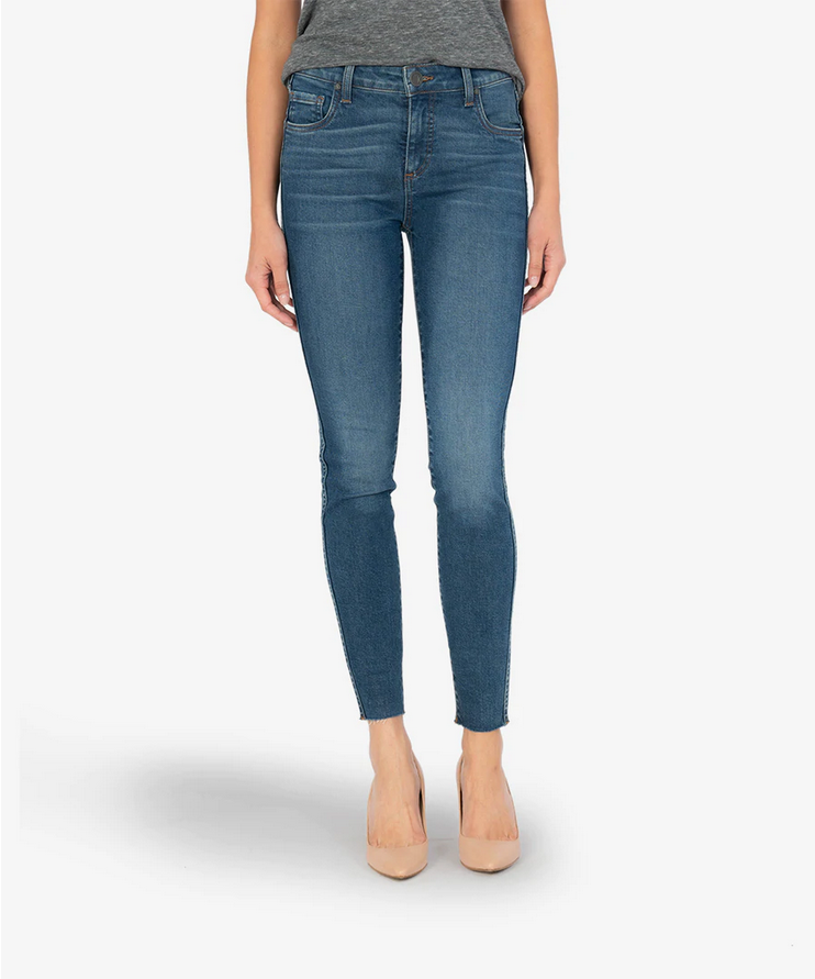 Kut From the Kloth Connie High Rise Fab Ab Ankle Skinny