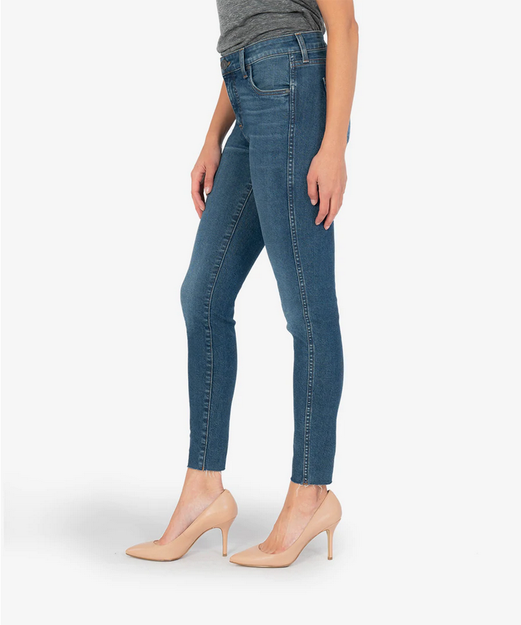 Kut From the Kloth Connie High Rise Fab Ab Ankle Skinny