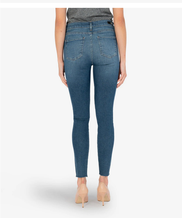 Kut From the Kloth Connie High Rise Fab Ab Ankle Skinny