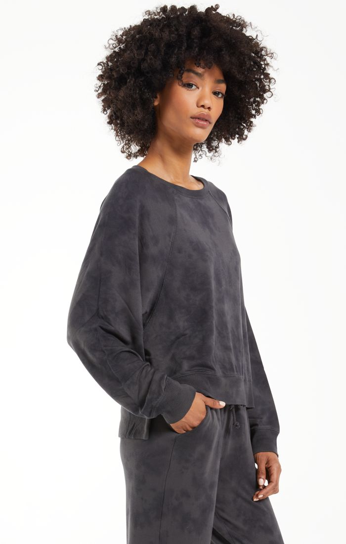 Z SUPPLY Sleep Over Tie-Dye Sweatshirt