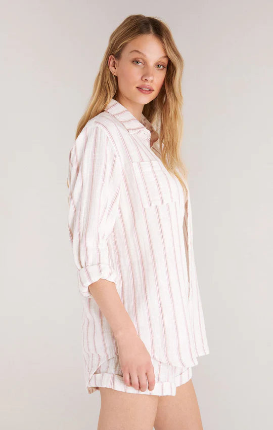 Z Supply Saturdays Stripe Shirt