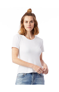 mia slinky rib crew t-shirt - Elements Berkeley