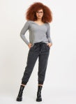 DEX Slouchy Jogger Pant with Elastic Cuff