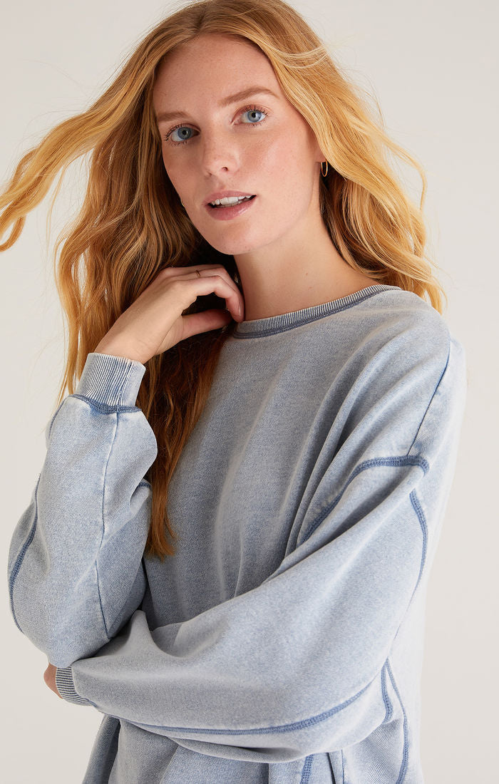 Z Supply Knit Denim Modern Weekender