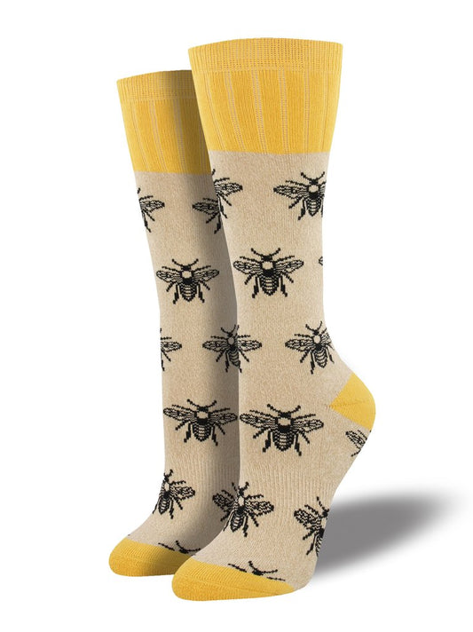 Bee Cotton Boot Sock
