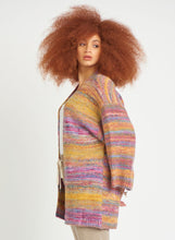 Load image into Gallery viewer, DEX Kimono Sleeve Space Dye Cardigan Sweater
